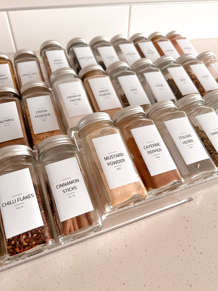ACRYLIC SPICE DRAWER INSERTS