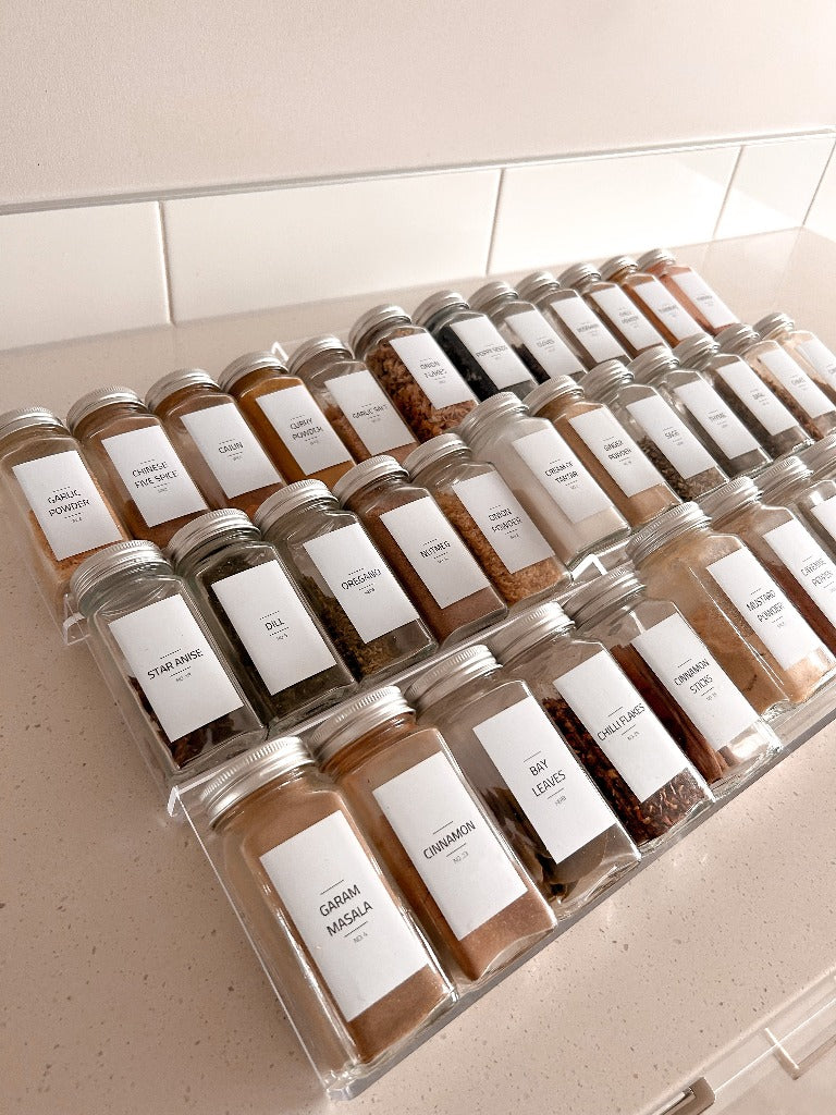 ACRYLIC SPICE DRAWER INSERTS