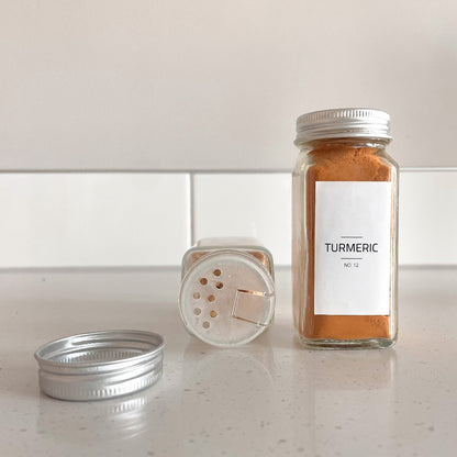 120ML JARS | SQUARE JARS WITH SHAKER LID